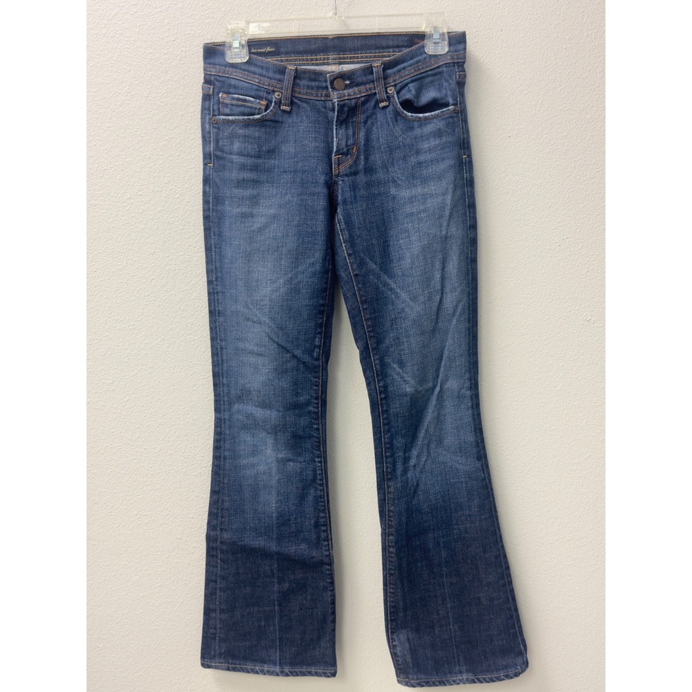Citizens of Humanity Ingrid 002 Flare Jeans Women 25 Low Rise Boot Cut Made USA